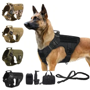 Tactical Dog Harness and Leash